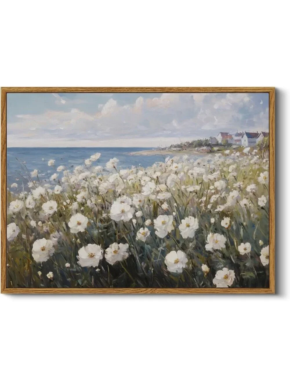 Vintage Coastal Wildflower Canvas Art 12